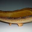 15" Cherry Crotch with Textured Carved Borders