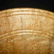 22" Birdseye Maple Platter With Carved Rim Border Segment
