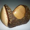 9" Dogwood Log with Carved and Textured Borders