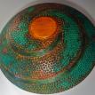 Back side of Brain Coral Bowl