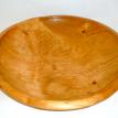 15" Cherry flat bowl (naturally dried with some irregularity)